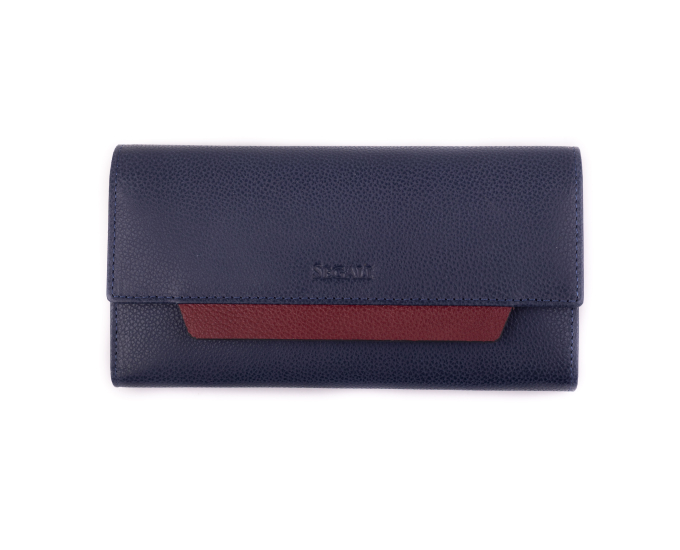 Dámská peněženka kožená SEGALI 7411 modrá