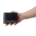 Pánská peněženka kožená 951 320 005 černá/šedá