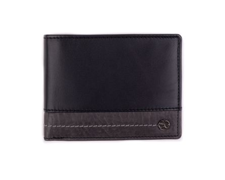 Pánská peněženka kožená SEGALI 951 320 005 černá/šedá