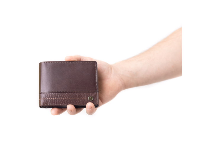 Pánská peněženka kožená SEGALI 951 320 005 hnědá