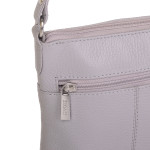 Dámská kabelka kožená SEGALI 7001 B šedá