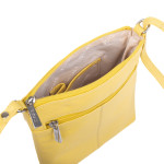 Dámská kabelka kožená SEGALI 7001 B žlutá