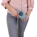 Dámská peněženka kožená SEGALI 7617 B sage/peacock blue