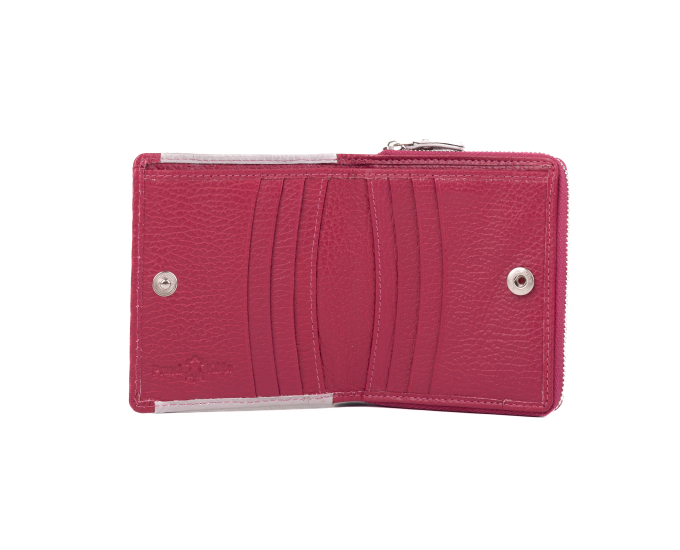 Dámská peněženka kožená SEGALI 7544 B grey/viva magenta