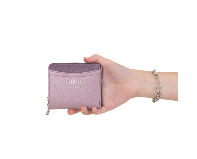 Dámská peněženka kožená SEGALI 7544 B orchid/ rose