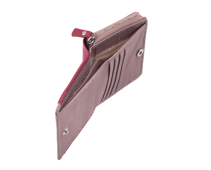 Dámská peněženka kožená SEGALI 7544 B viva magenta/cameo rose