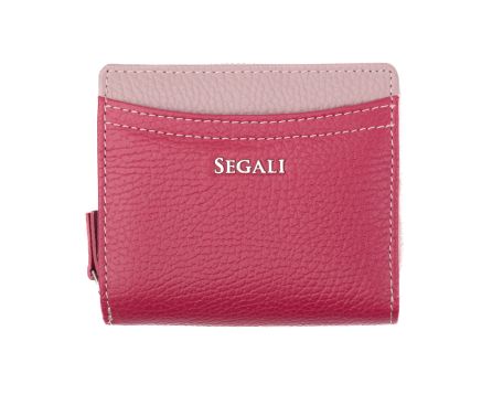 Dámská peněženka kožená SEGALI 7544 B viva magenta/cameo rose