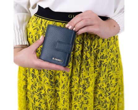 Dámská peněženka kožená SEGALI 7618 modrá