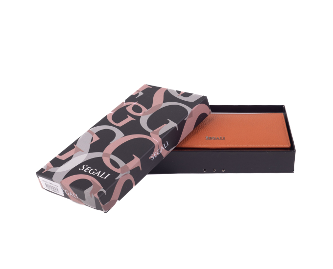 Dámská peněženka kožená SEGALI 7409 cuoio