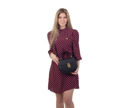 Kožená kabelka Lisa SEGALI černá