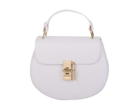 Kožená kabelka Lisa SEGALI bílá