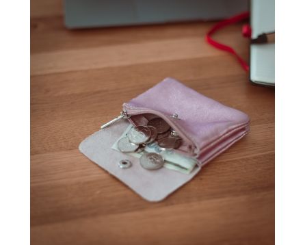 Kapsička kožená NETA SEGALI růžová lesk