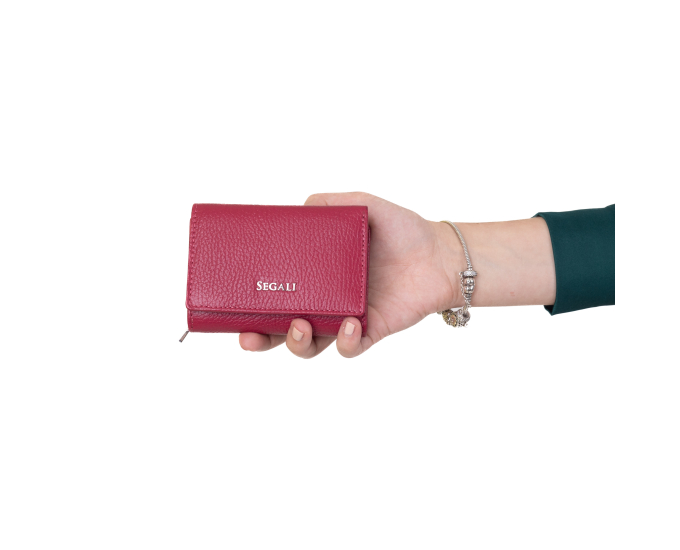 Dámská peněženka kožená SEGALI 7106 B viva magenta