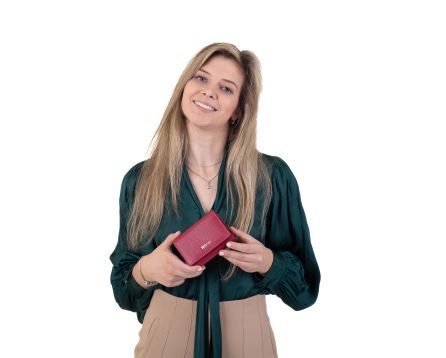 Dámská peněženka kožená SEGALI 7106 B viva magenta