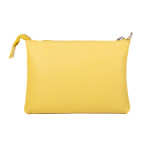 Dámská kabelka kožená SEGALI A6B pastel žlutá