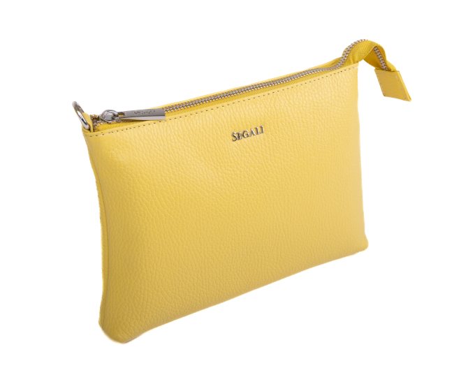 Dámská kabelka kožená SEGALI A6B žlutá
