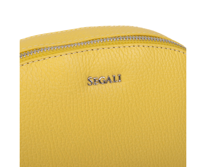 Dámská kabelka kožená SEGALI 12 žlutá