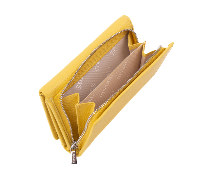 Dámská peněženka kožená SEGALI 7074 B žlutá