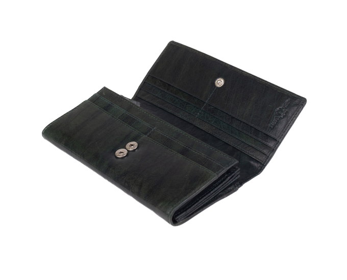 Dámská peněženka kožená SEGALI 7120 zelená