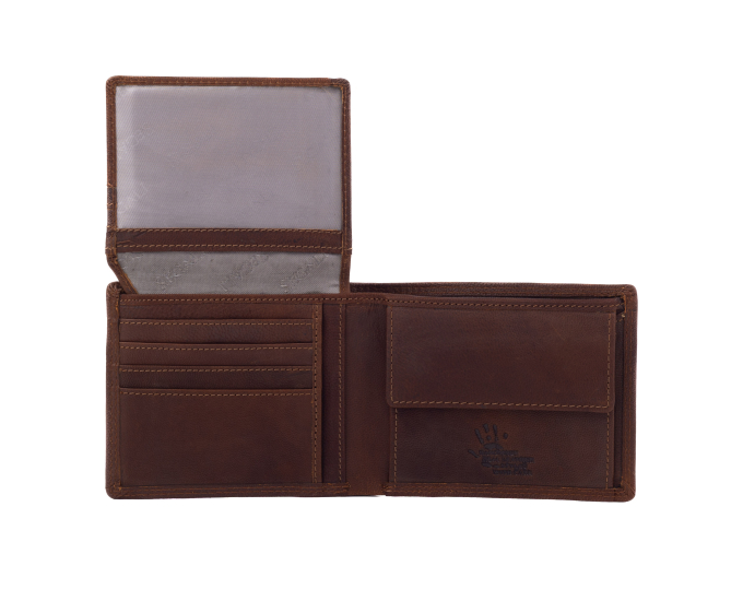 Pánská peněženka kožená SEGALI 1055 hnědá