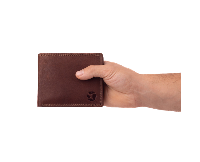 Pánská peněženka kožená SEGALI 1055 hnědá