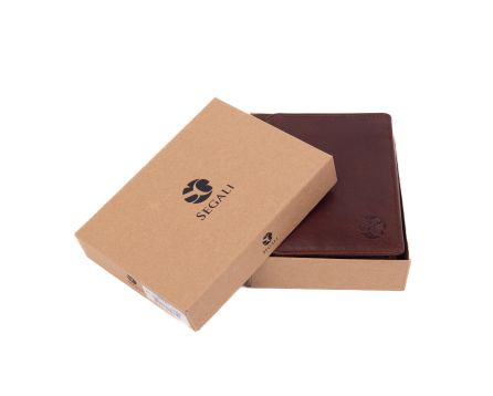 Pánská peněženka kožená SEGALI 1035 hnědá