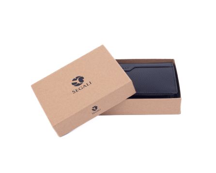 Pánská peněženka kožená SEGALI 1054 černá