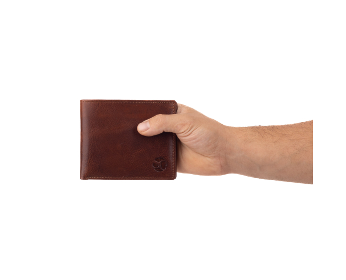 Pánská peněženka kožená SEGALI 1036 hnědá
