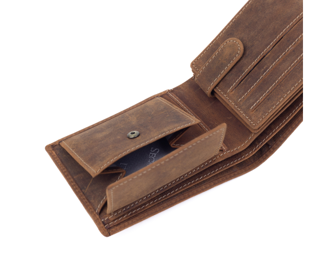 Pánská peněženka kožená SEGALI 1059 hnědá