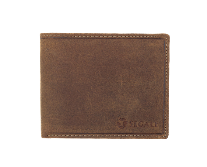 Pánská peněženka kožená SEGALI 1059 hnědá
