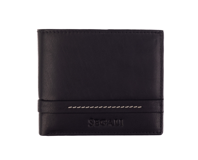 Pánská peněženka kožená SEGALI 1043 černá