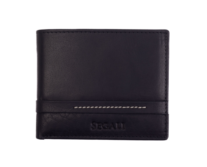 Pánská peněženka kožená SEGALI 1042 černá