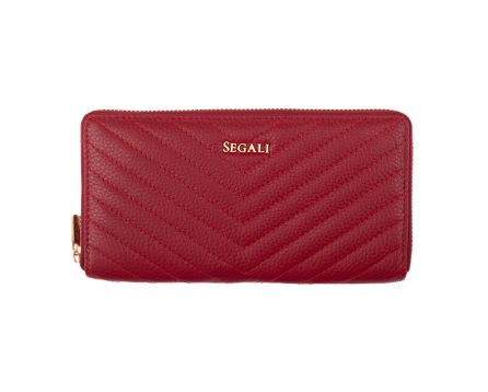 Pouzdrová peněženka kožená SEGALI 50509 červená