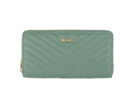 Pouzdrová peněženka kožená SEGALI 50509 lt.green