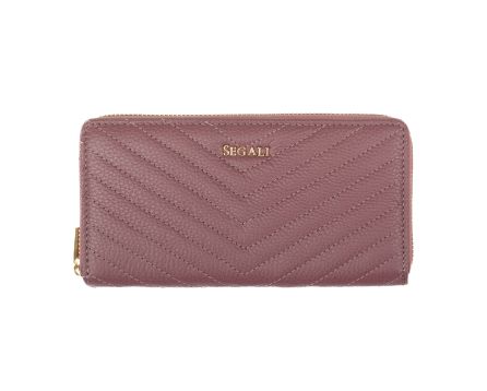 Pouzdrová peněženka kožená SEGALI 50509 purple