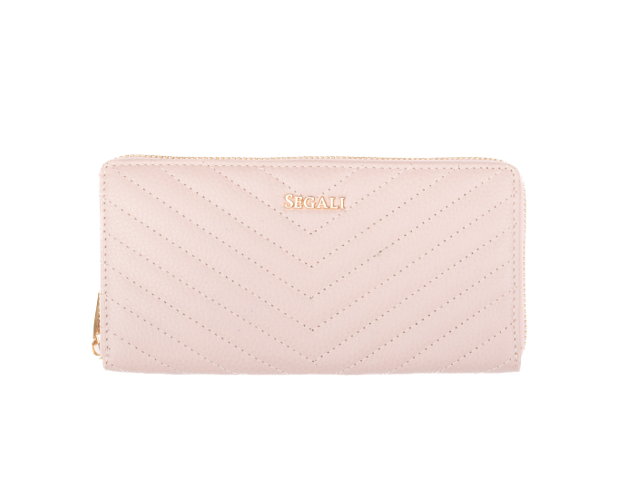 Pouzdrová peněženka kožená SEGALI 50509 lt.pink