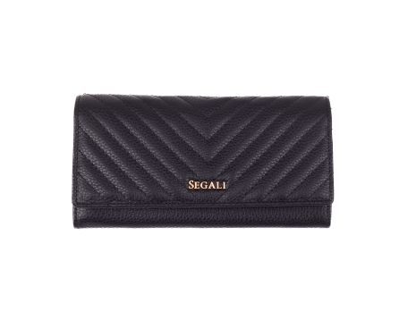 Dámská peněženka kožená SEGALI 50511 černá
