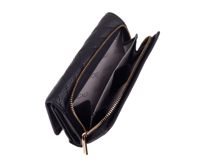 Dámská peněženka kožená SEGALI 50512 černá