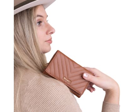 Dámská peněženka kožená SEGALI 50512 camel