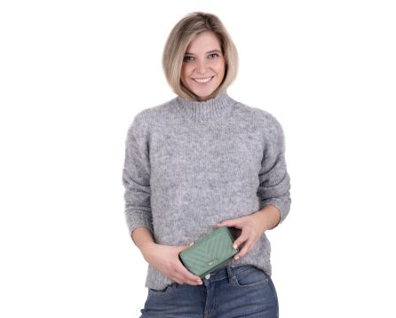 Dámská peněženka kožená SEGALI 50512 lt.green