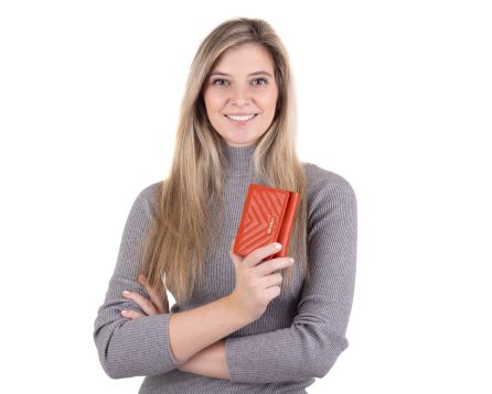 Dámská peněženka kožená SEGALI 50513 orange