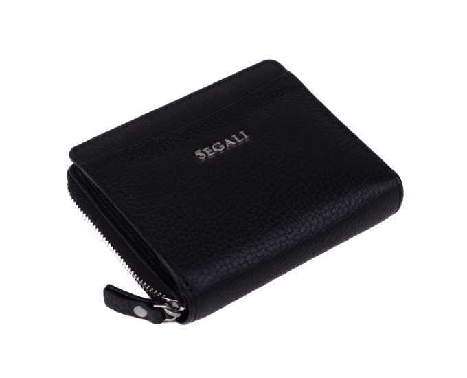 Dámská peněženka kožená SEGALI 7544 B černá