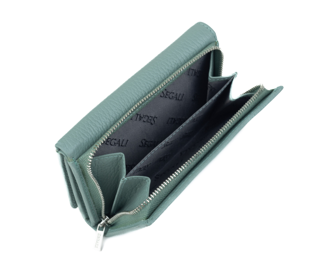 Dámská peněženka kožená SEGALI 7074 B sage