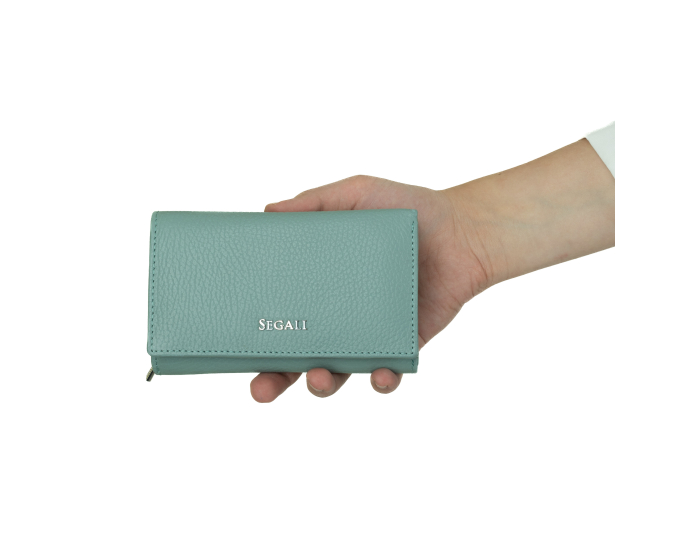 Dámská peněženka kožená SEGALI 7074 B sage