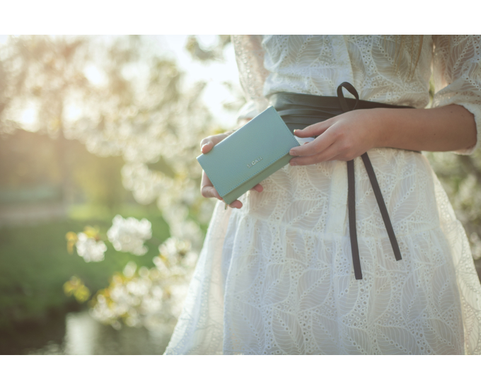 Dámská peněženka kožená SEGALI 7074 B sage