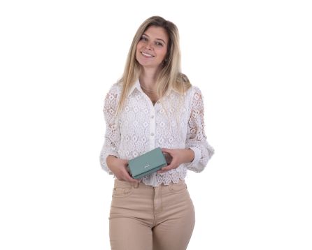 Dámská peněženka kožená SEGALI 7074 B sage