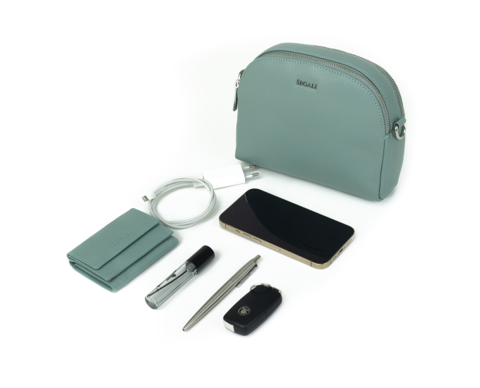 Dámská kabelka kožená SEGALI 12 sage