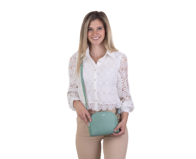 Dámská kabelka kožená SEGALI 12 sage