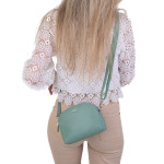 Dámská kabelka kožená SEGALI 12 sage