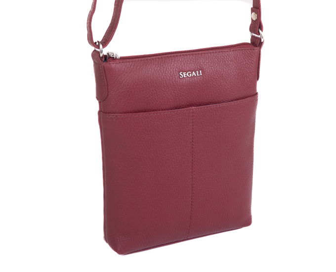 Dámská kabelka kožená SEGALI 7001 B bordo